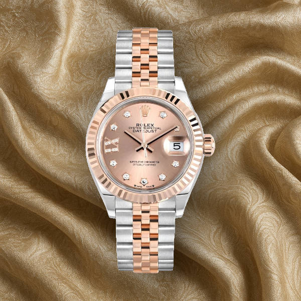 Rolex Lady-Datejust women’s dress watch – timeless automatic watch with fluted bezel and jubilee bracelet, luxury style 2025.