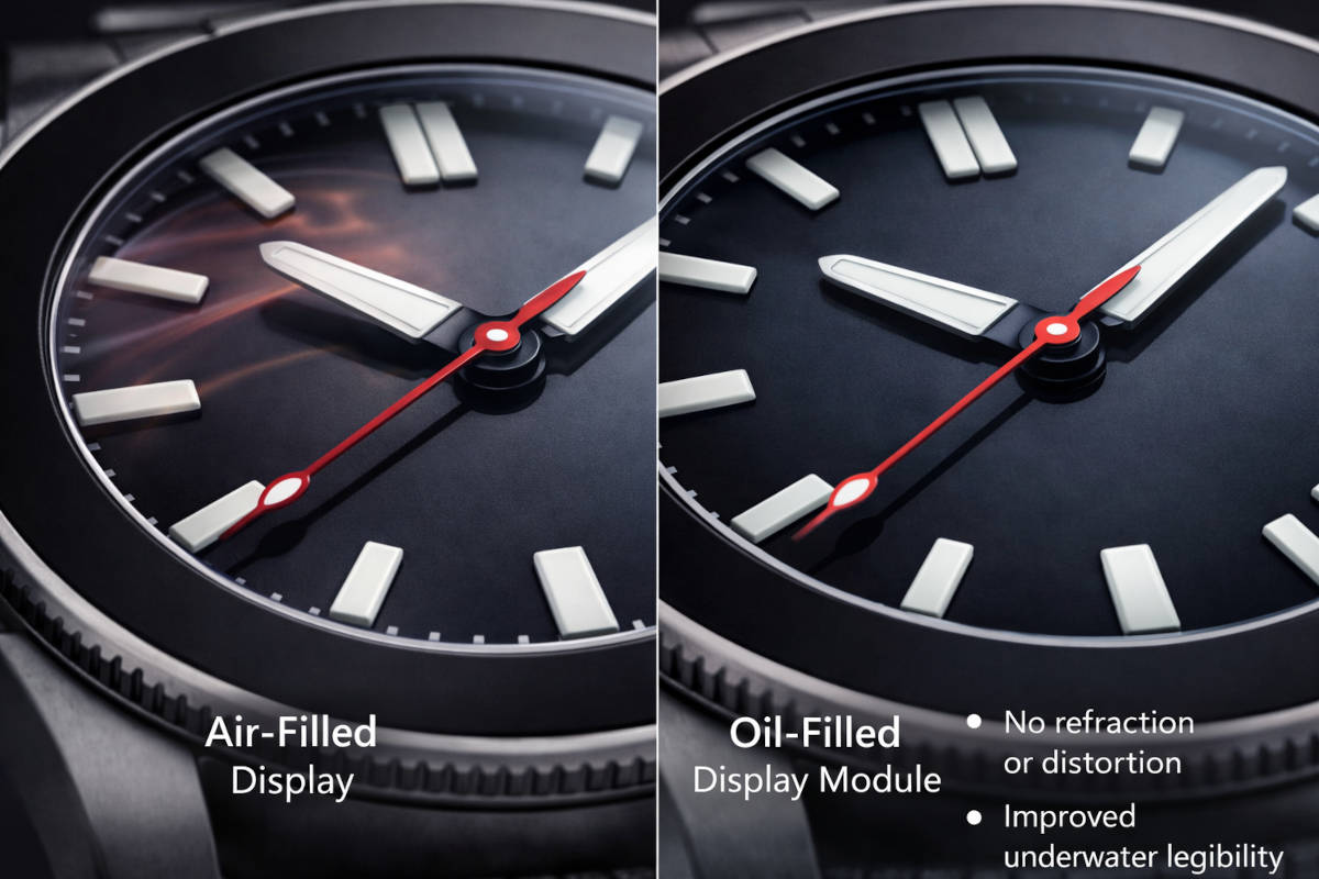 Oil-Filled Watches Explained: Why Some Watches Are Liquid Inside